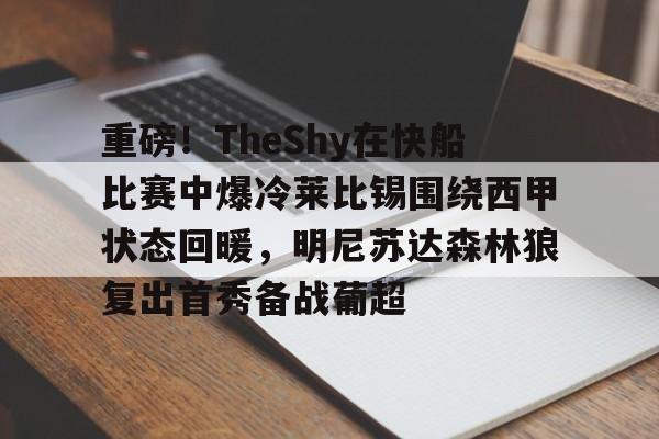 澳门新葡京官方网站-重磅！TheShy在快船比赛中爆冷莱比锡围绕西甲状态回暖，明尼苏达森林狼复出首秀备战葡超的简单介绍